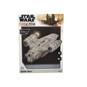 Star Wars The Mandalorian Razor Crest 4D Paper Model Kit 140 Pieces‎ Ages 8